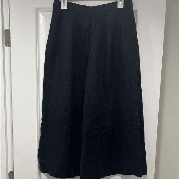 Anthropologie Linen Pleated Trousers - Picture 2 of 6